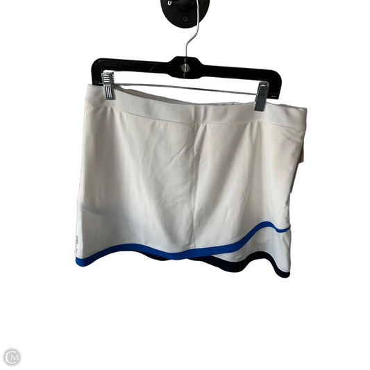 Athletic Skort By Rlx In Blue & White, Size: L