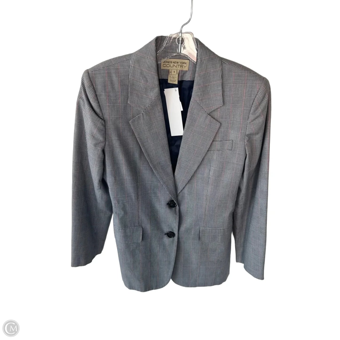 Blazer By Jones New York In Blue & White, Size: S