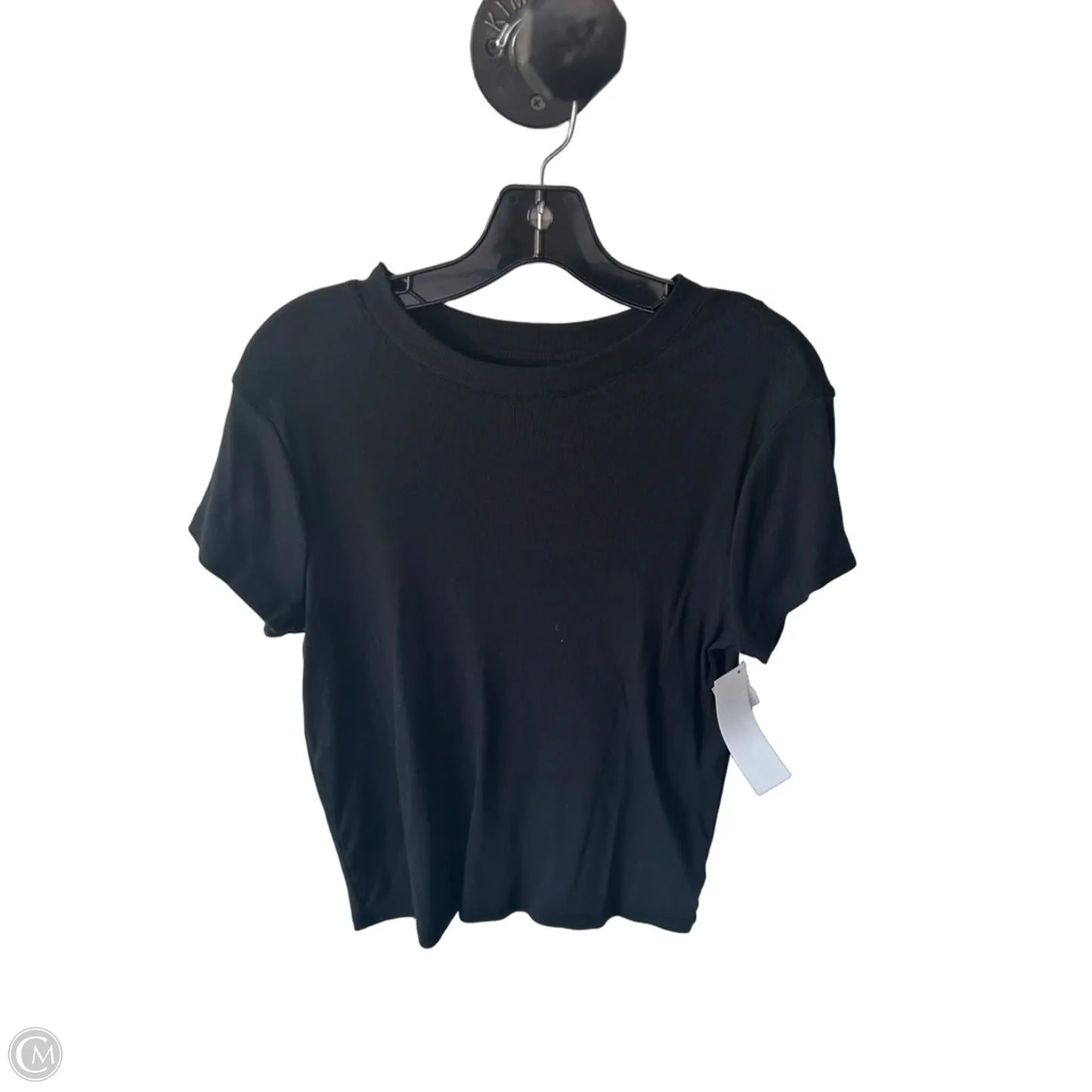 Top Short Sleeve Basic By A New Day In Black, Size: Xl