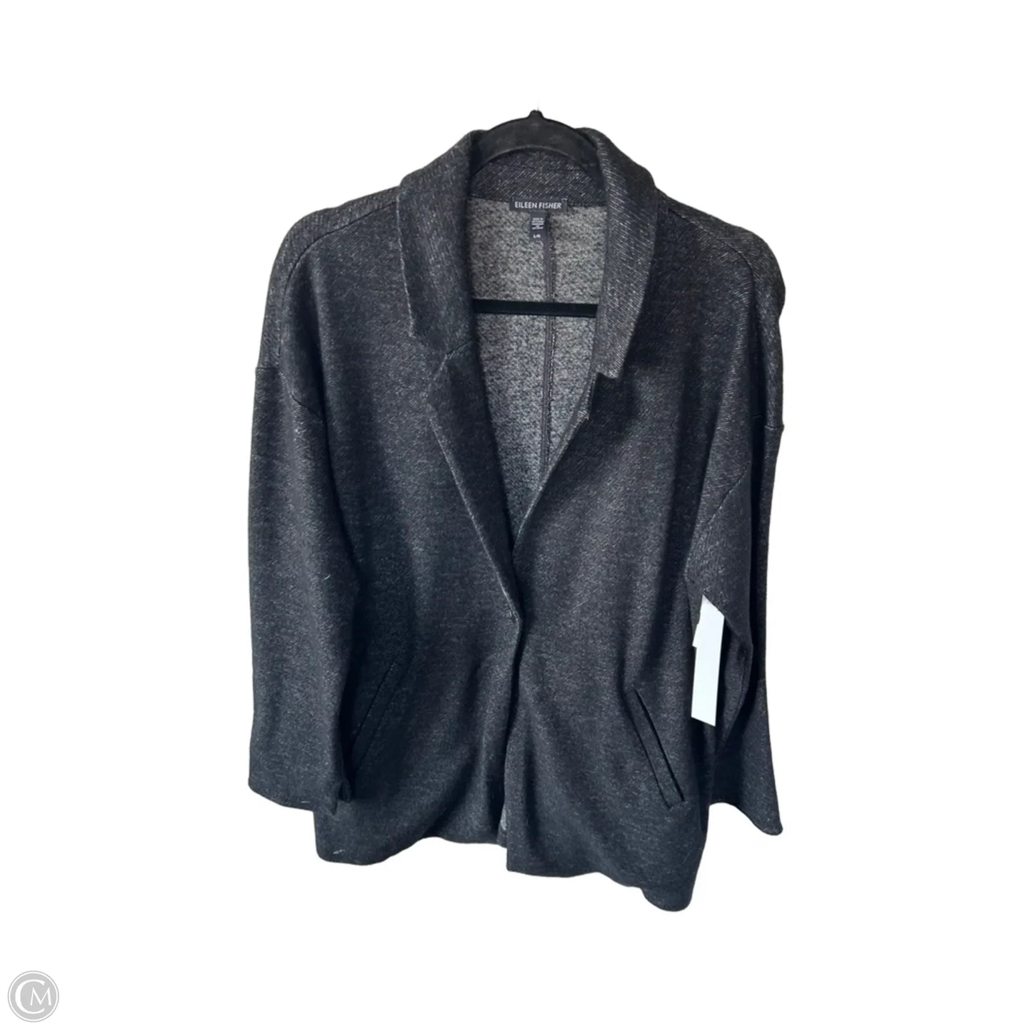 Blazer By Eileen Fisher In Black, Size: L