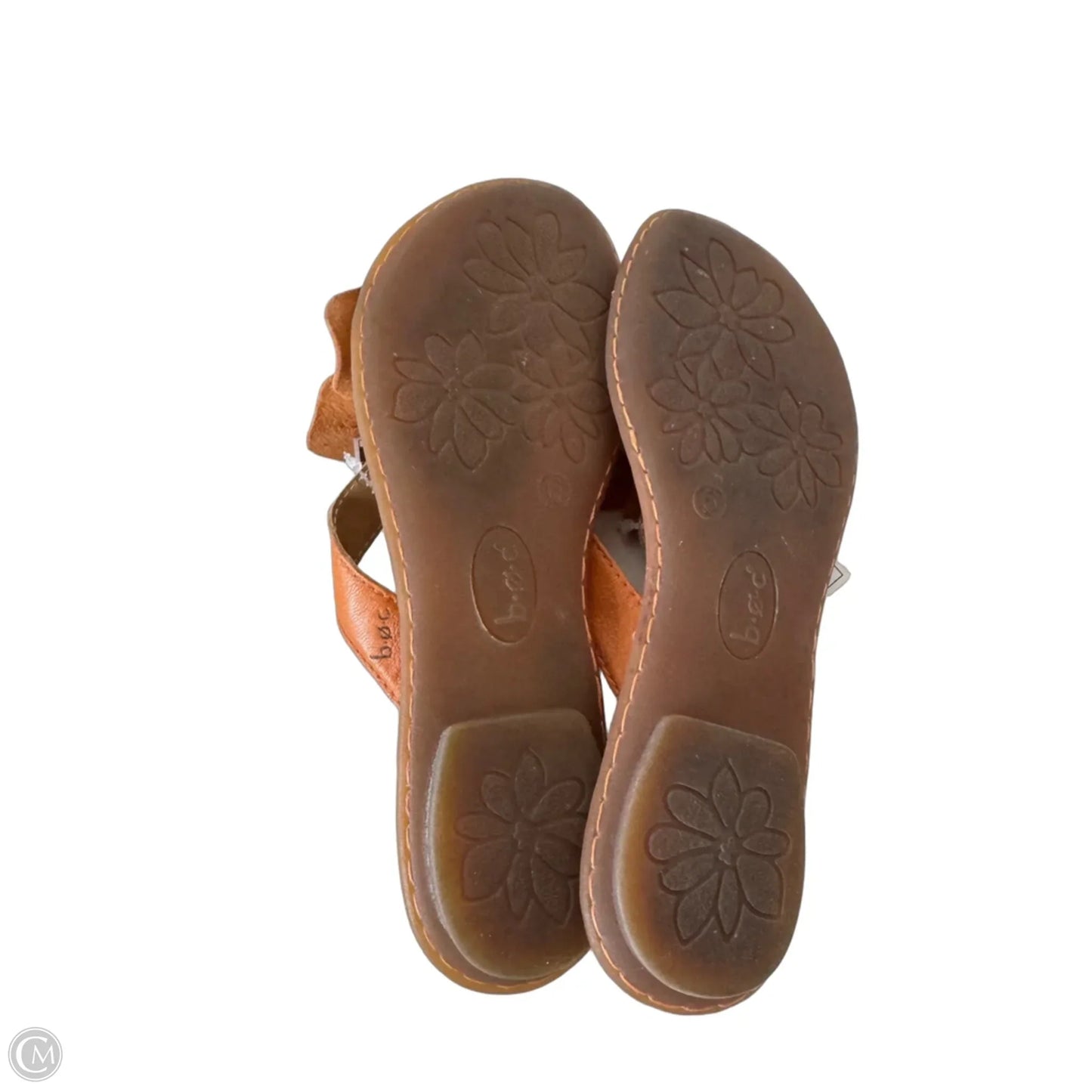 Sandals Flip Flops By Boc In Orange, Size: 6