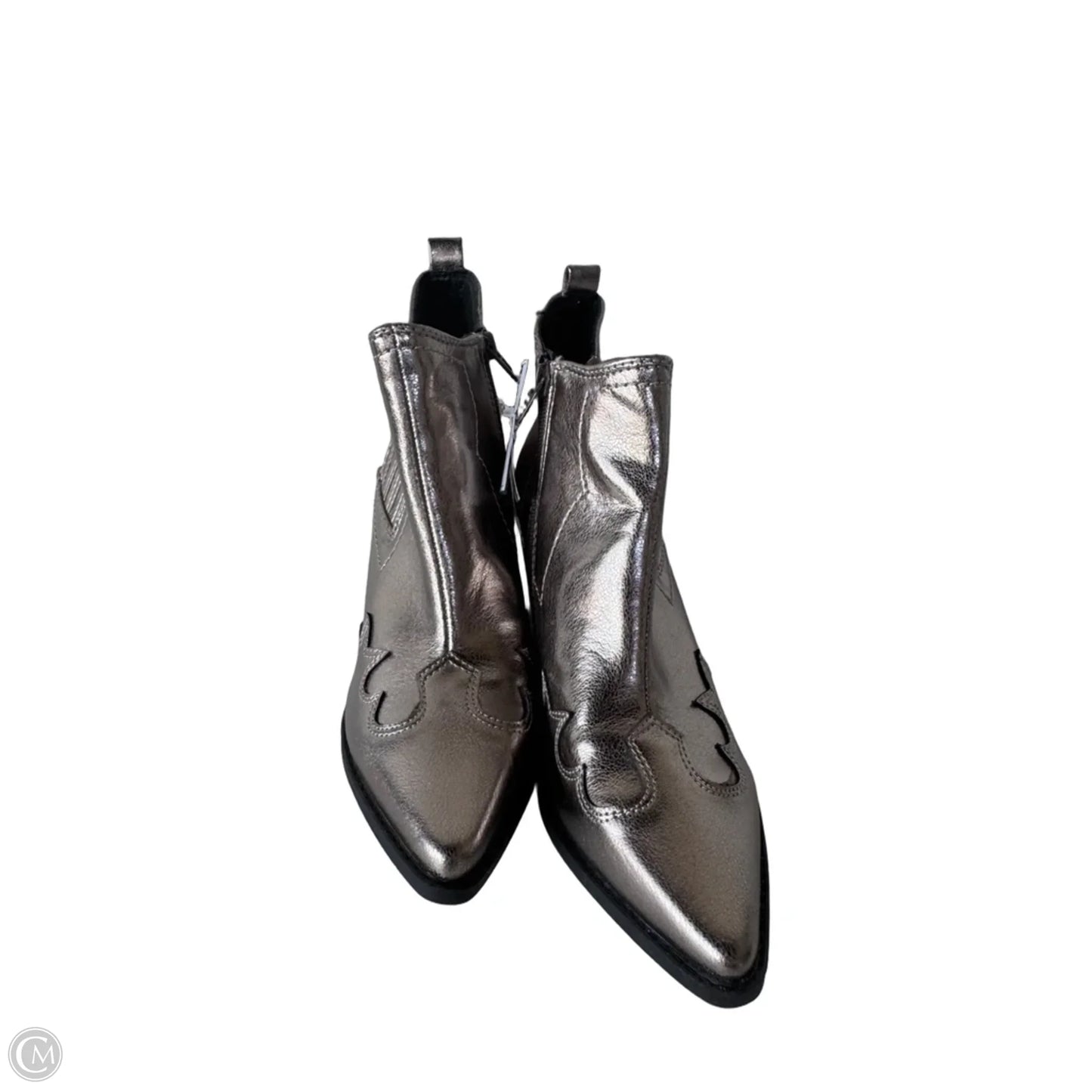 Boots Western By Indigo Rd In Silver, Size: 7