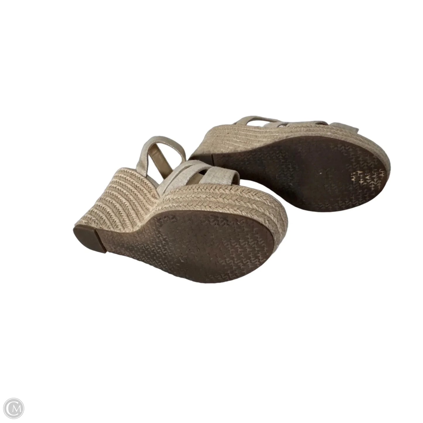 Sandals Heels Wedge By Michael By Michael Kors In Gold, Size: 7