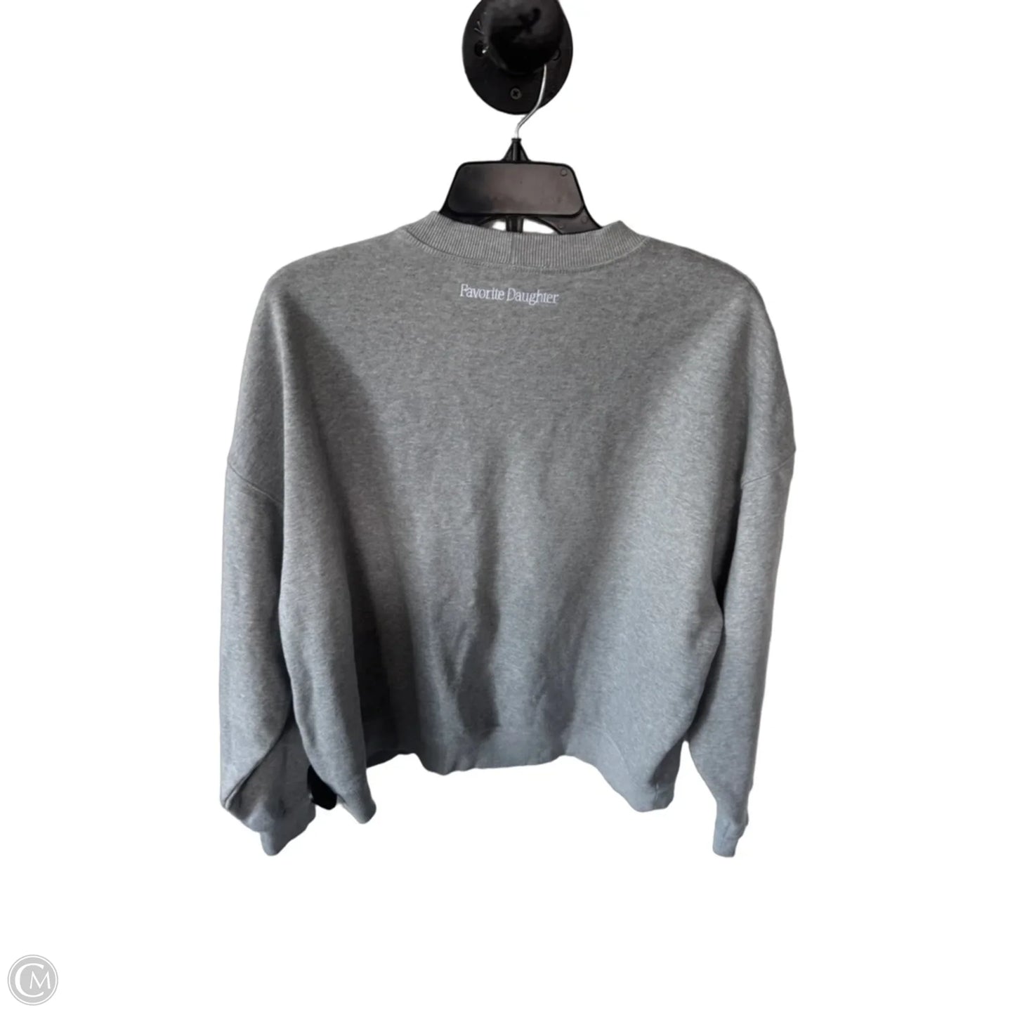 Sweatshirt Crewneck By Favorite Daughter In Grey, Size: S