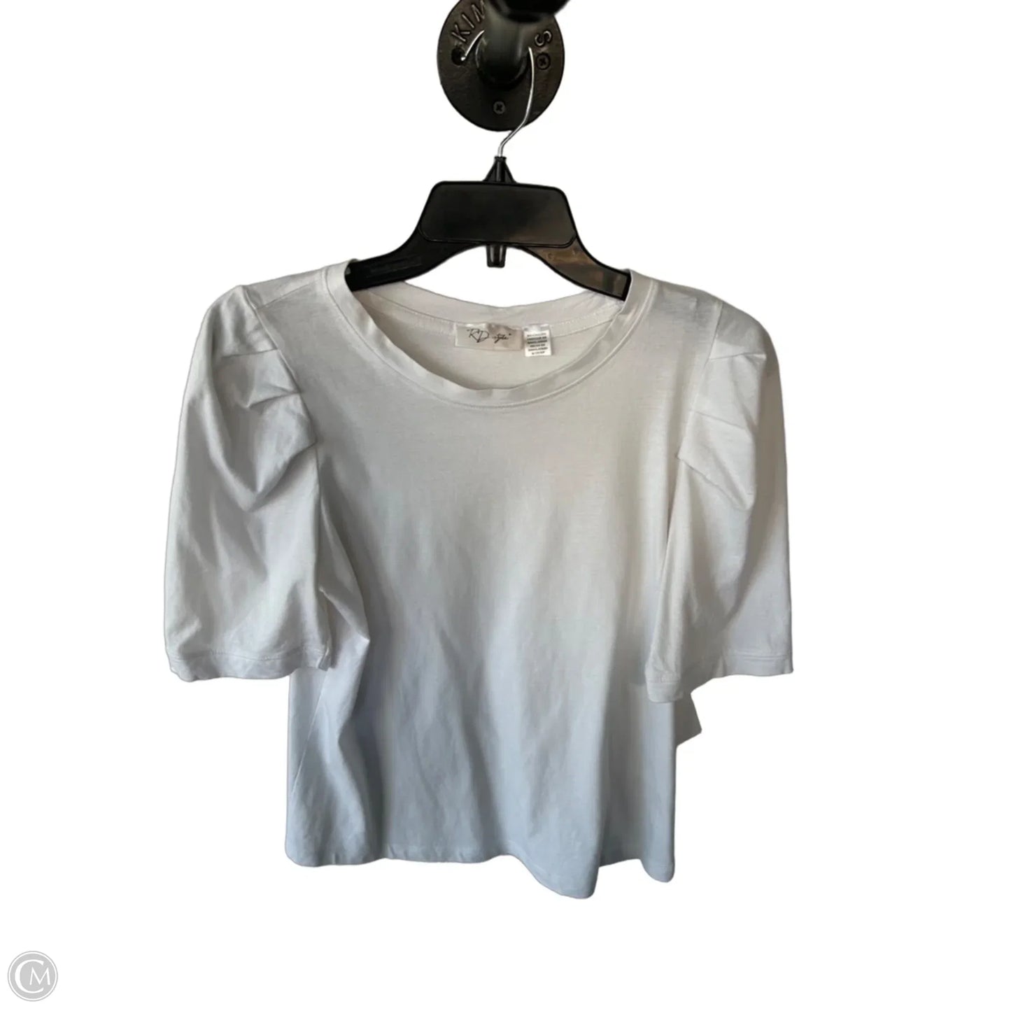Top Short Sleeve Basic By Rd Style In White, Size: S