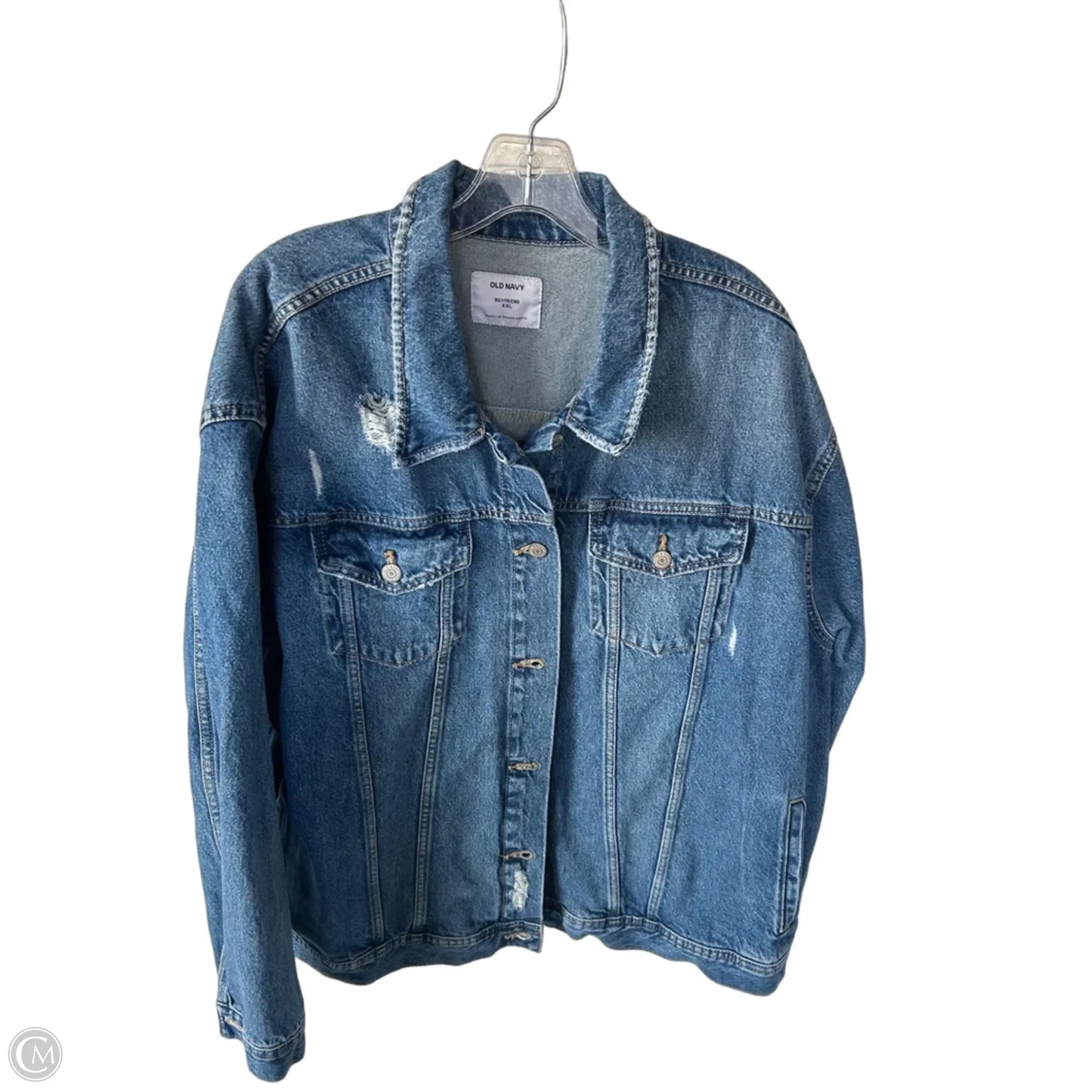 Jacket Denim By Old Navy In Blue Denim, Size: Xxl