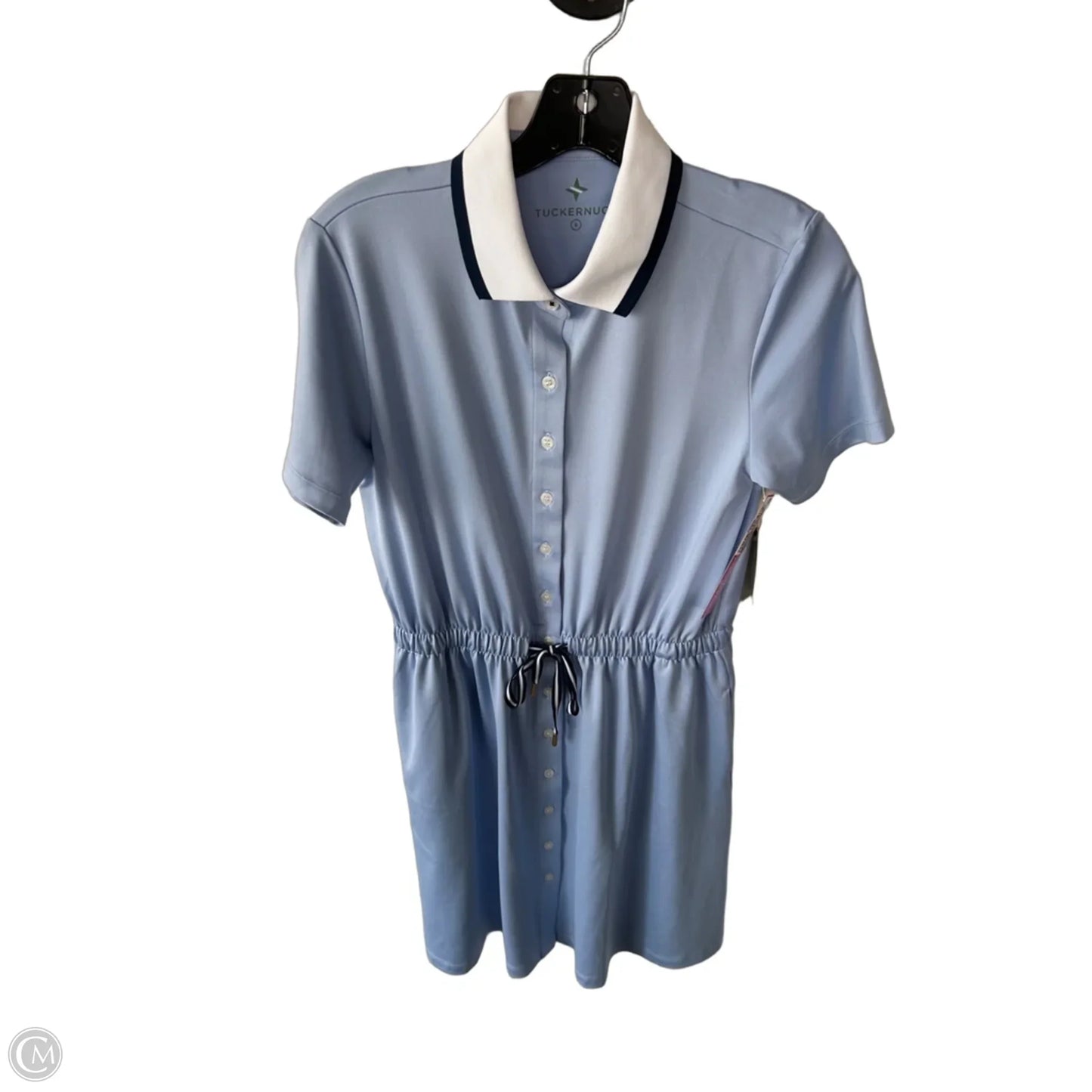 Dress Casual Short By Tuckernuck In Blue & White, Size: S
