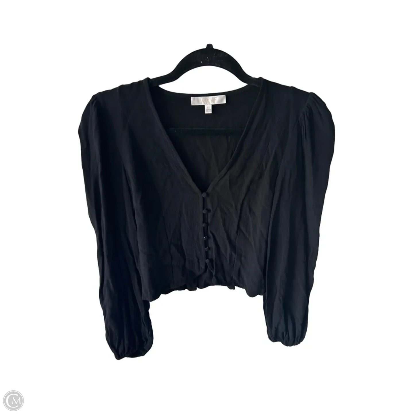Top Long Sleeve By Wayf In Black, Size: Xs