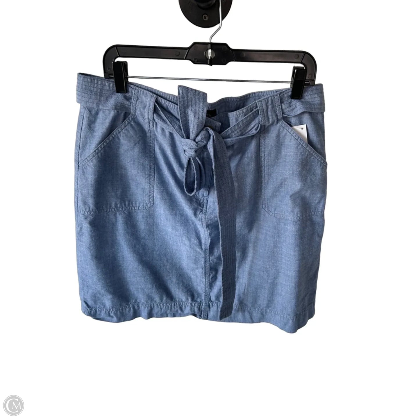 Skirt Mini & Short By Talbots In Blue Denim, Size: 16