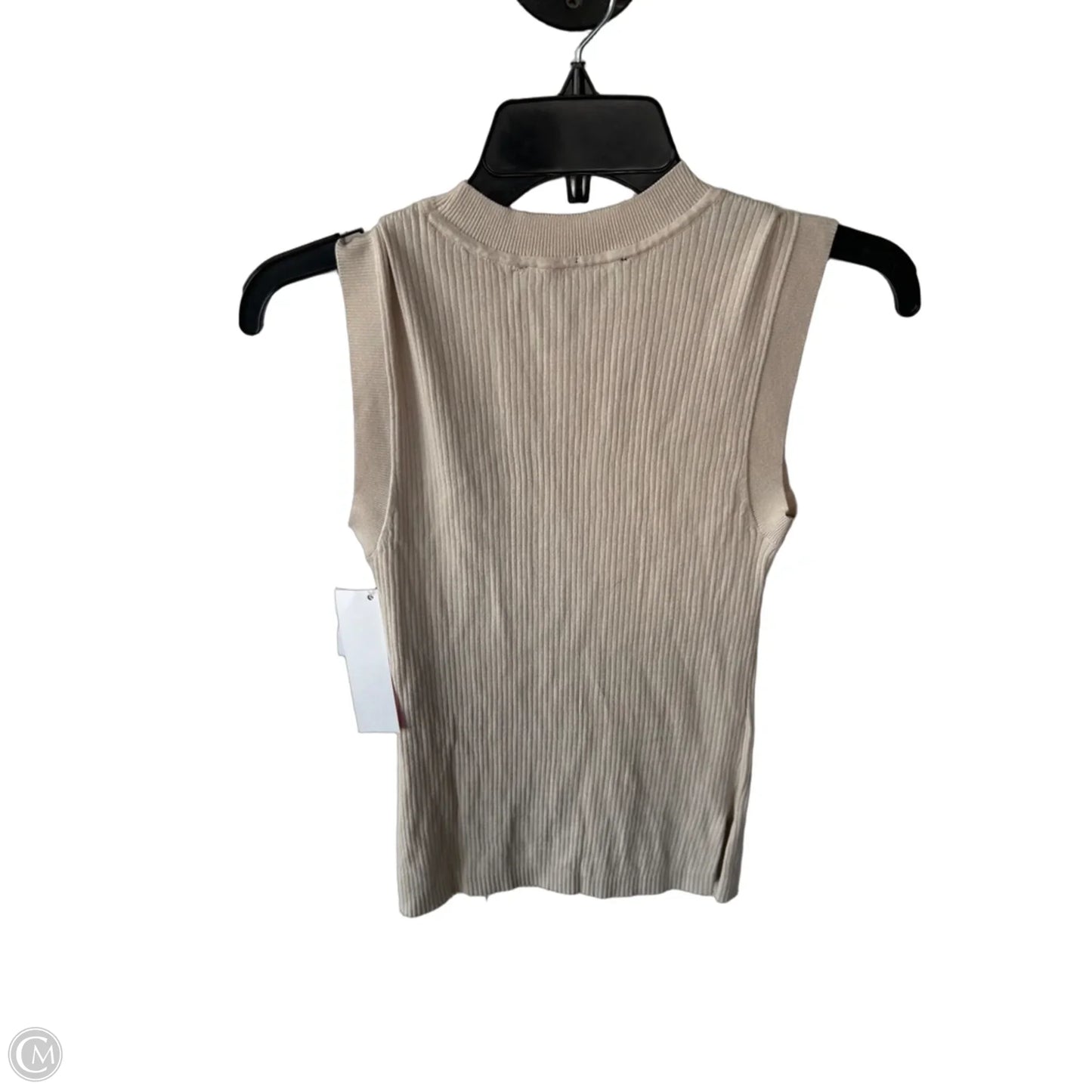 Vest Sweater By Loft In Tan, Size: S