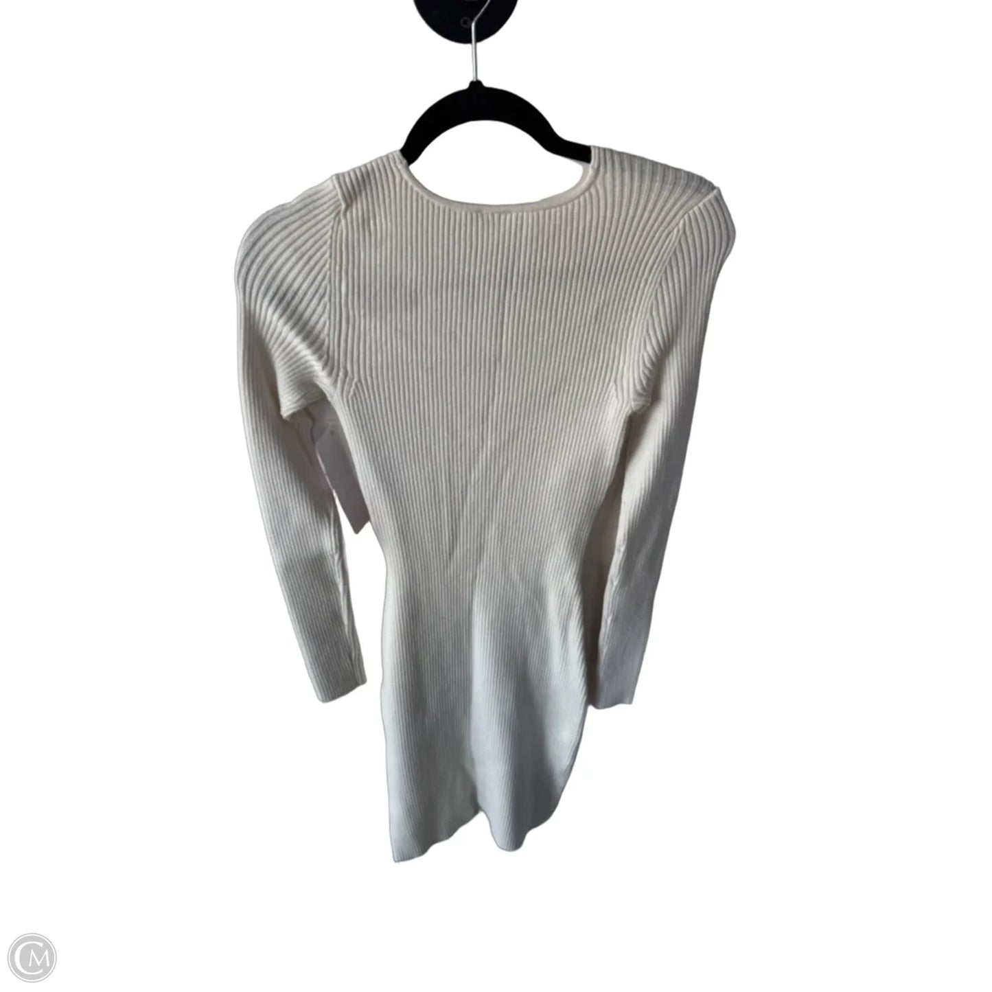 Dress Sweater By Abercrombie And Fitch In White, Size: S