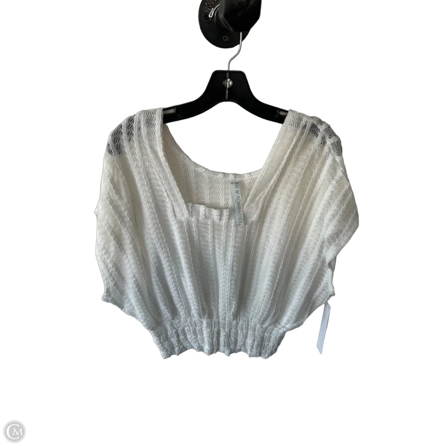 Top Short Sleeve By Free People In White, Size: Xs