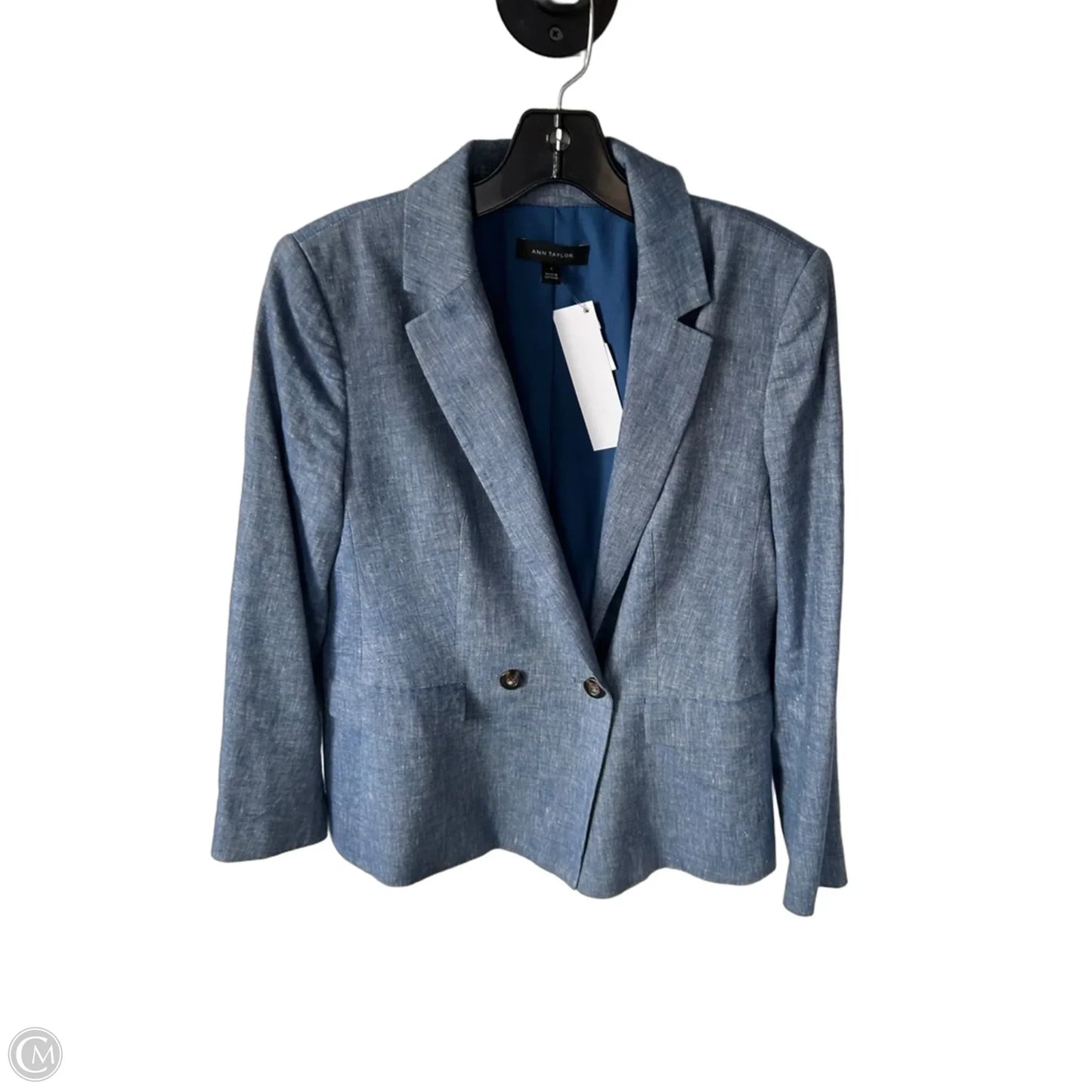 Blazer By Ann Taylor In Blue, Size: S