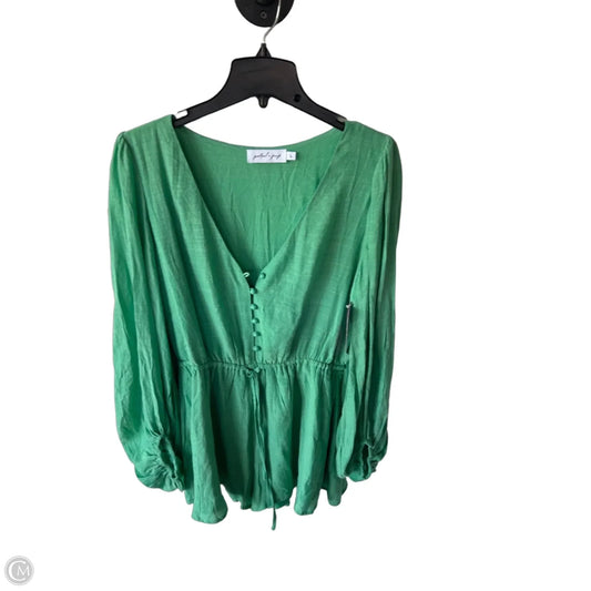 Romper By Petal & Pup In Green, Size: L