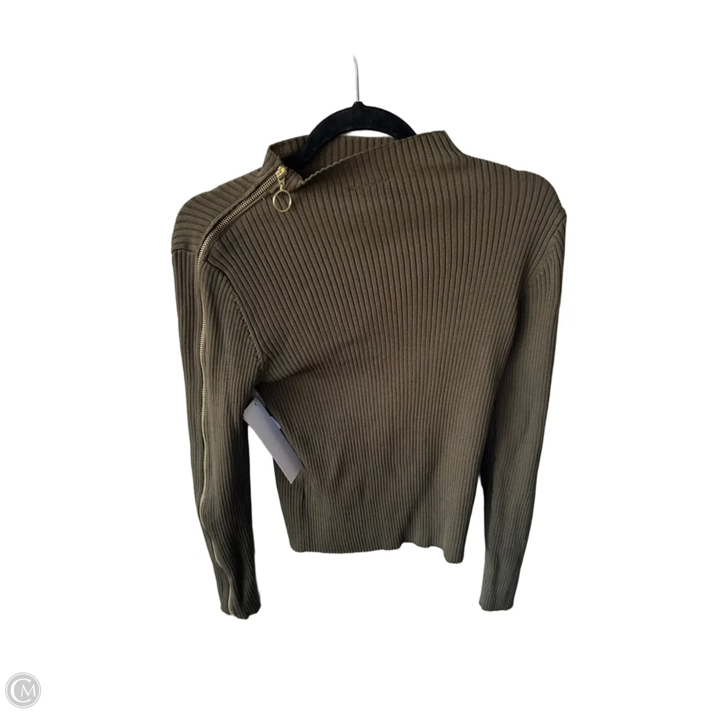 Sweater By Topshop In Green, Size: M