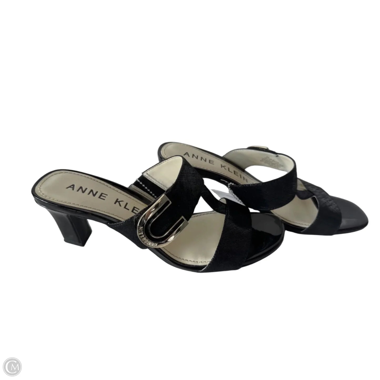 Sandals Heels Block By Anne Klein In Black, Size: 8