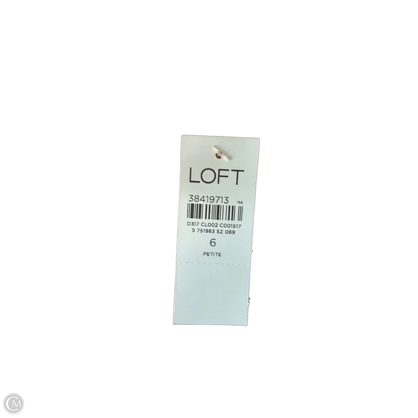 Dress Casual Short By Loft In Blue Denim, Size: Sp