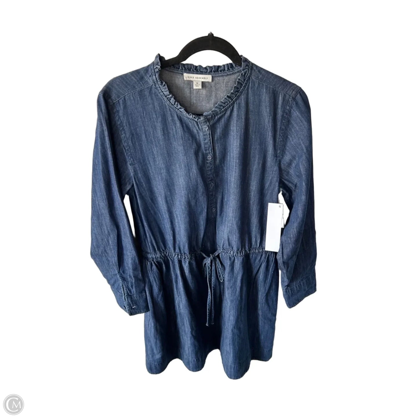 Dress Casual Short By Free Assembly In Blue Denim, Size: M