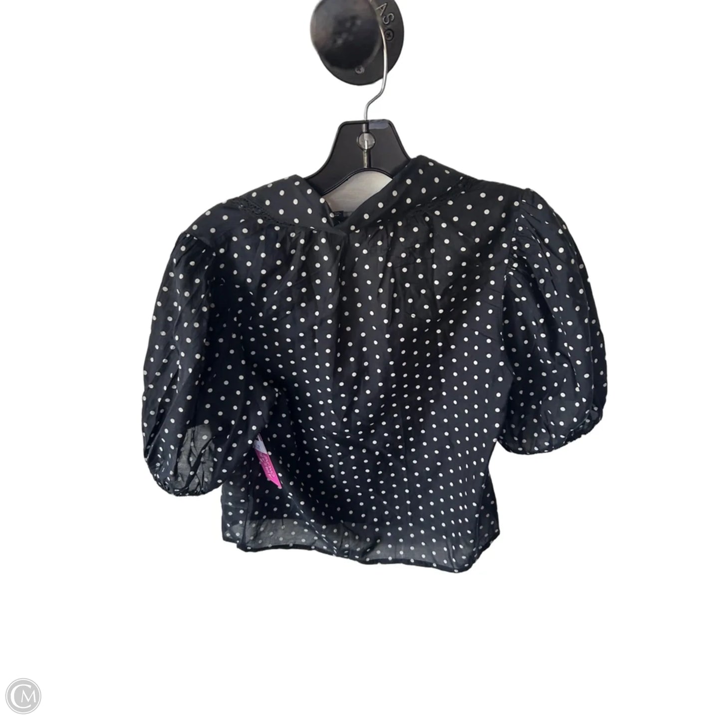Top Short Sleeve By Gap In Black & White, Size: Xs
