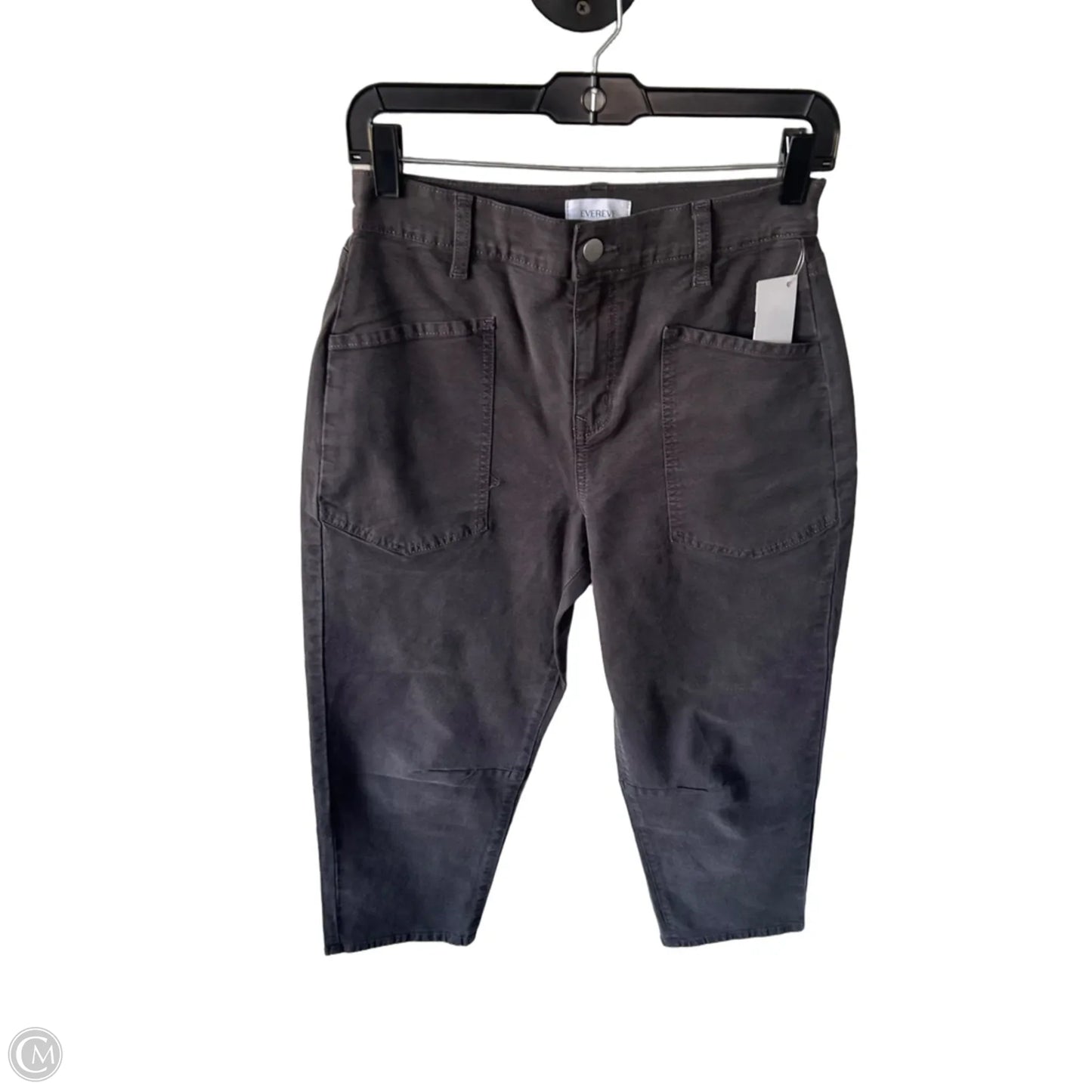 Jeans Wide Leg By Evereve In Grey Denim, Size: 2