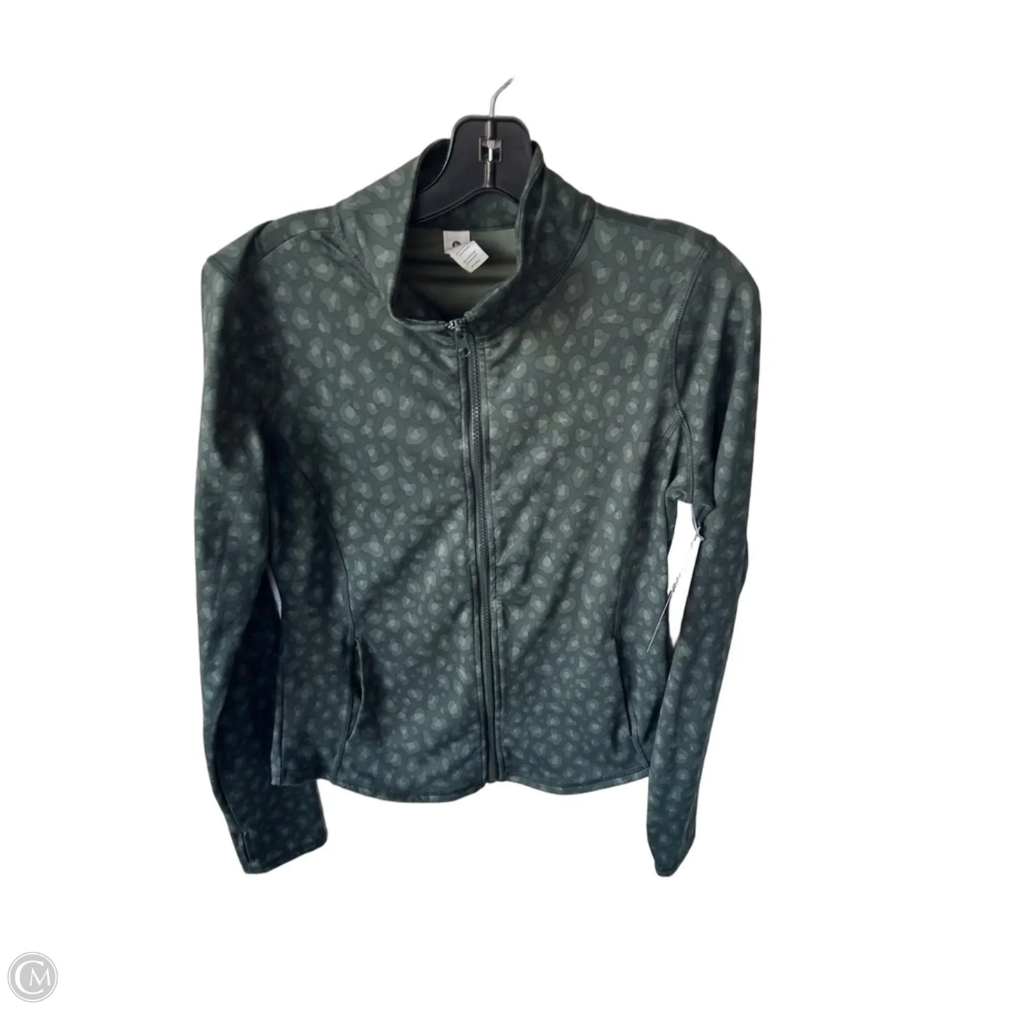 Athletic Jacket By 90 Degrees By Reflex In Green, Size: M