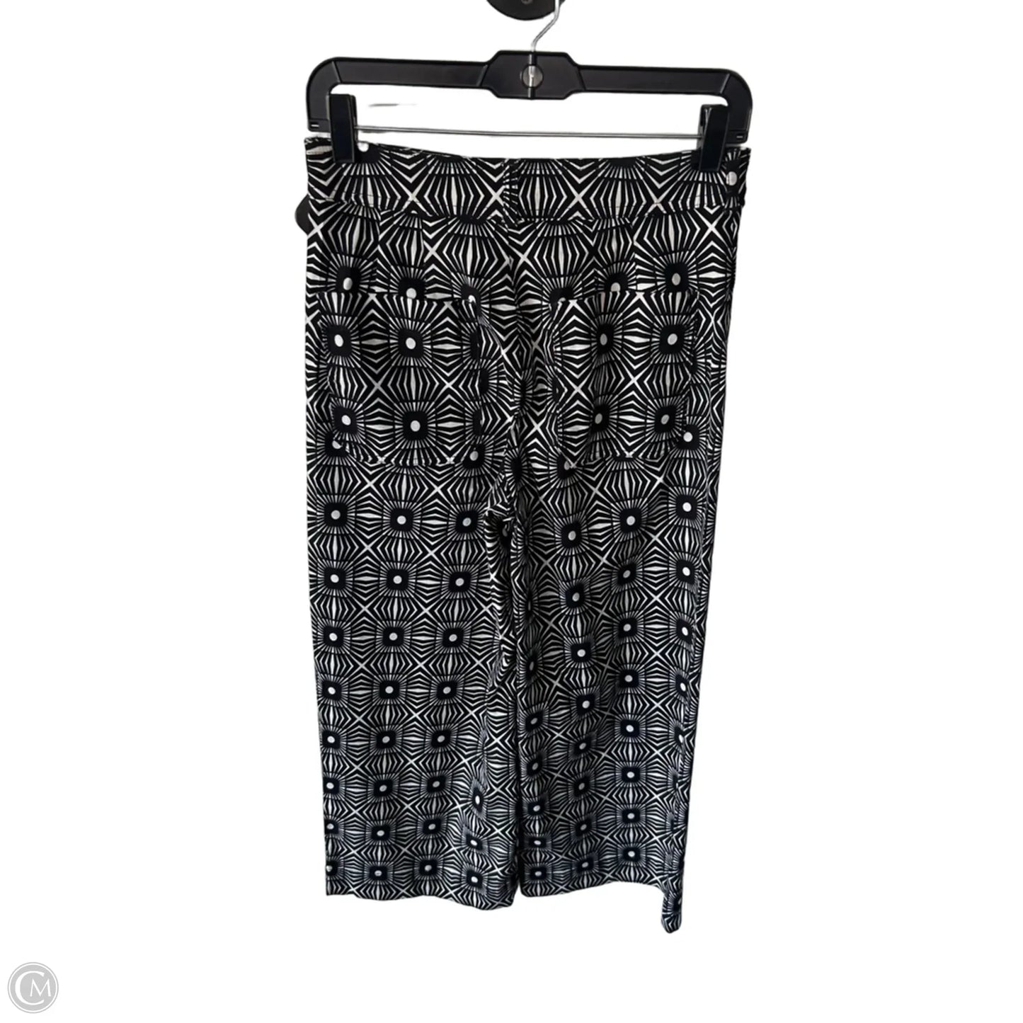 Pants Wide Leg By Maeve In Black & White, Size: 6