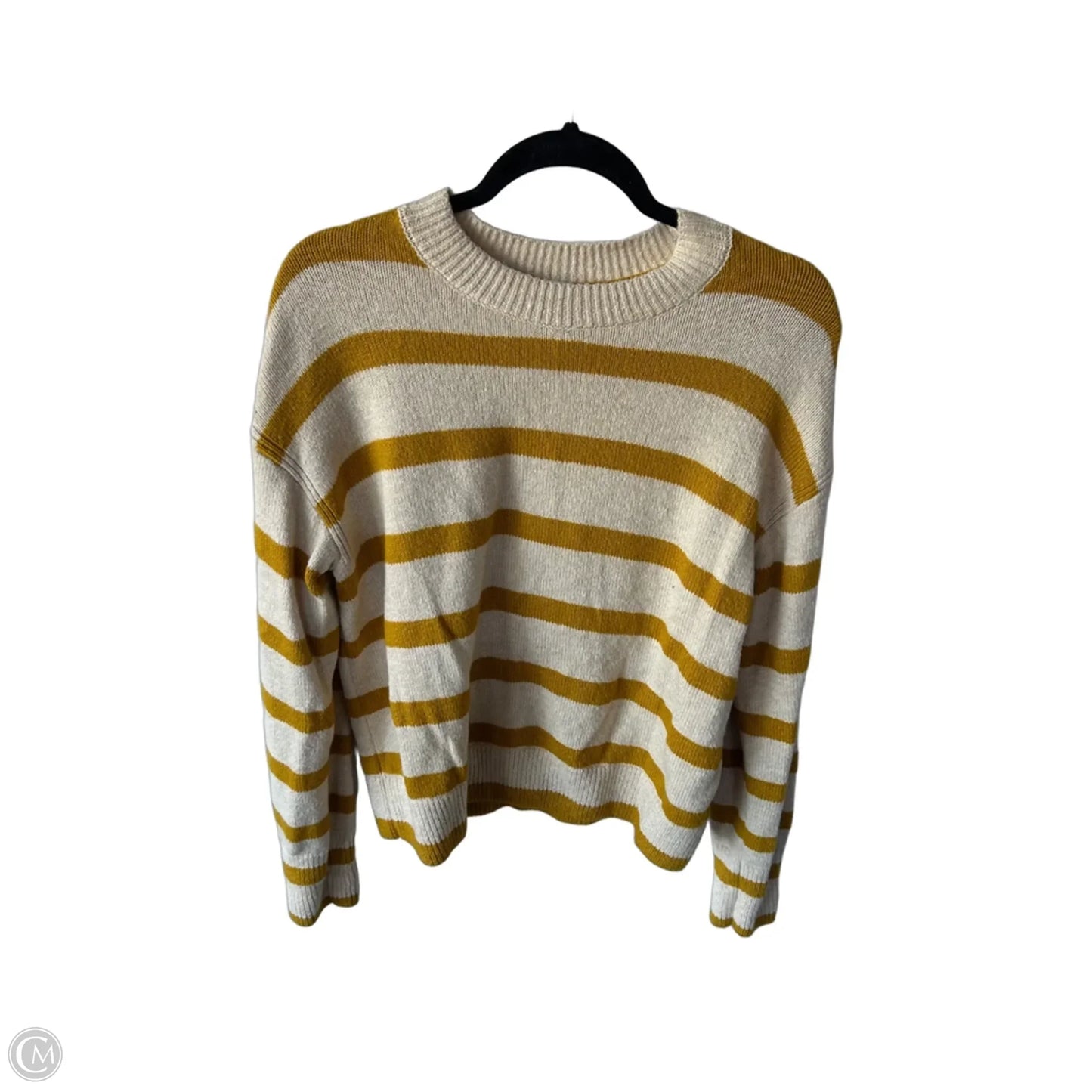 Sweater By Banana Republic In Tan & Yellow, Size: S