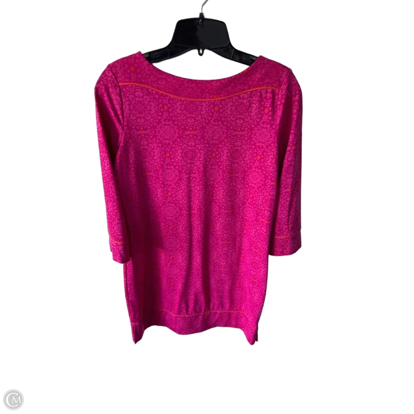 Dress Casual Short By Lands End In Orange & Pink, Size: Xs