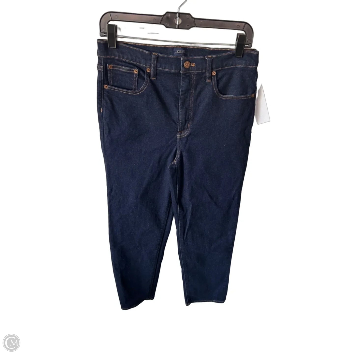 Jeans Straight By J. Crew In Blue Denim, Size: 8