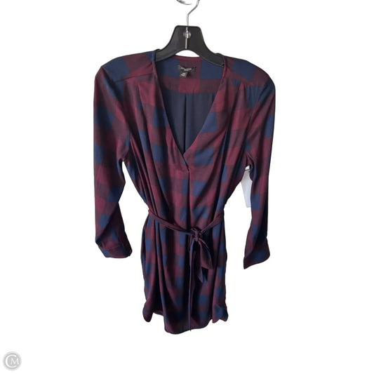 Dress Work By Ann Taylor In Blue & Red, Size: Mp
