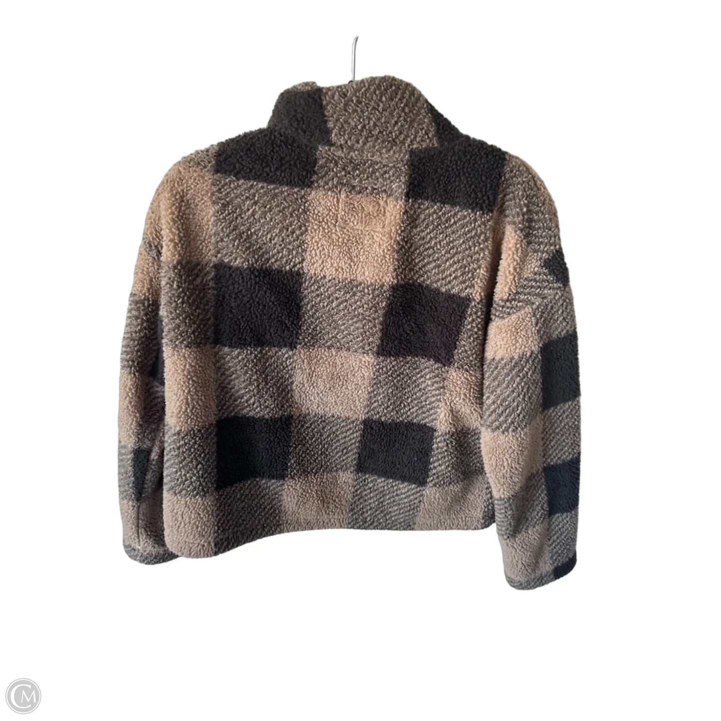 Jacket Fleece By Altard State In Grey & Tan, Size: S