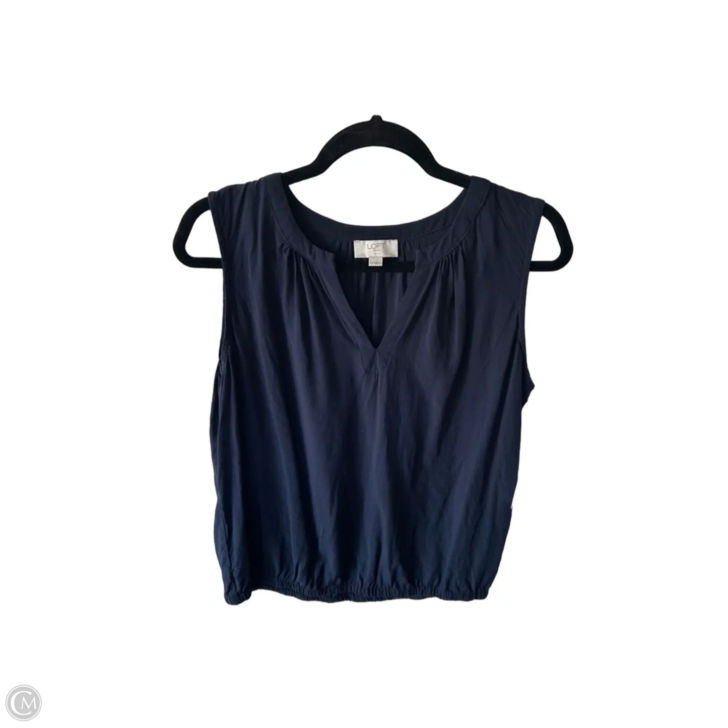 Top Sleeveless By Loft In Blue, Size: Lp