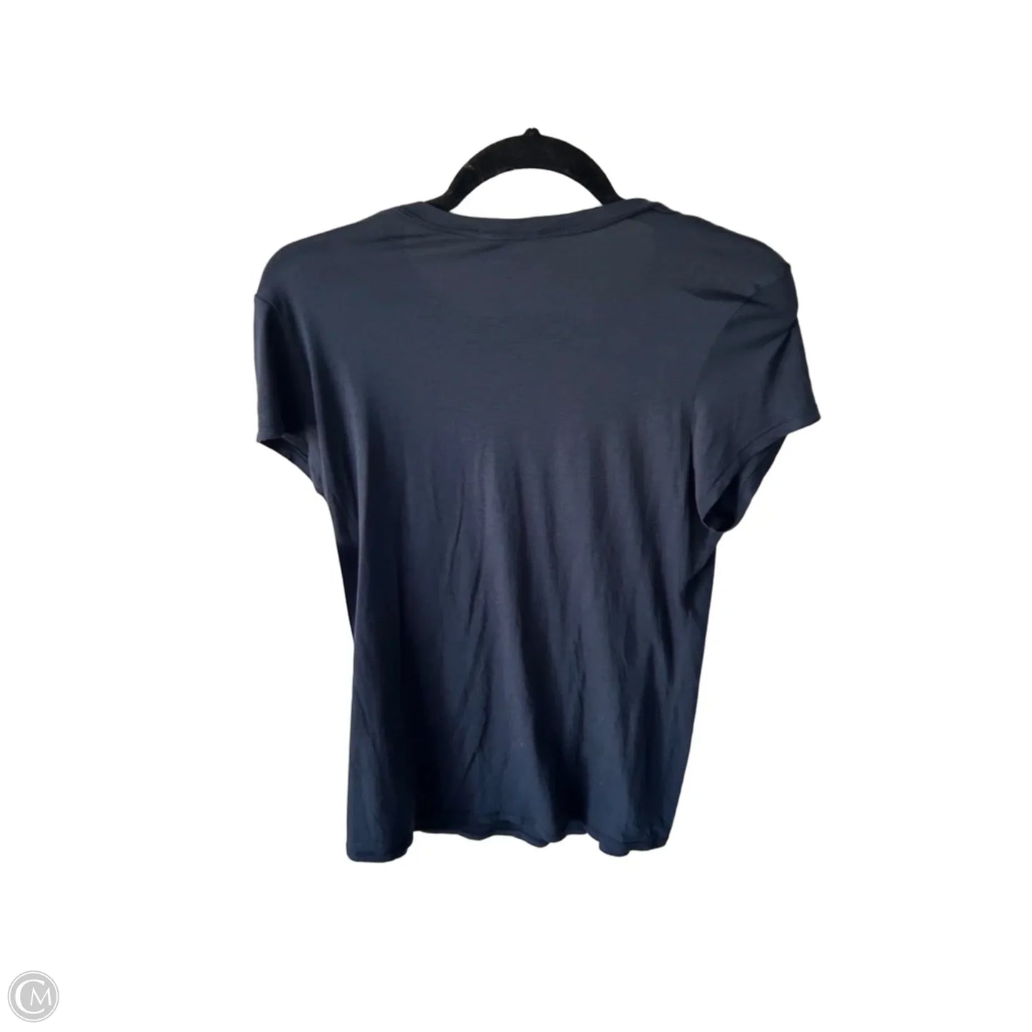 Top Short Sleeve Basic By Vince In Blue, Size: L
