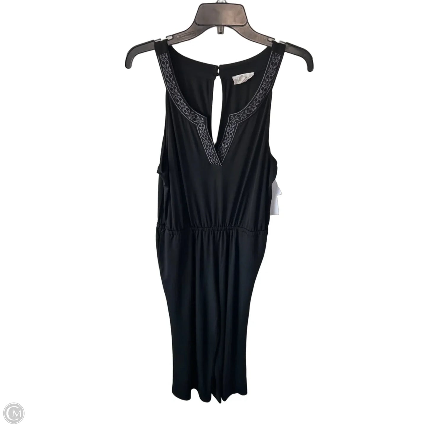 Jumpsuit By Clothes Mentor In Black & Purple, Size: L