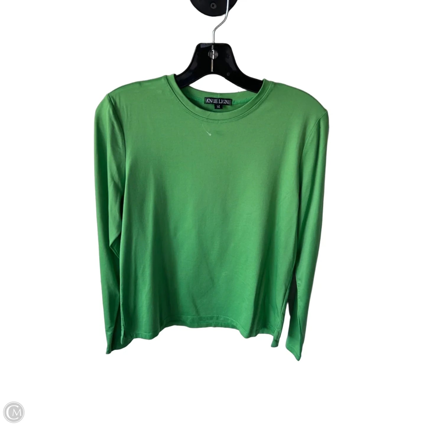 Top Long Sleeve Basic By Clothes Mentor In Green, Size: M