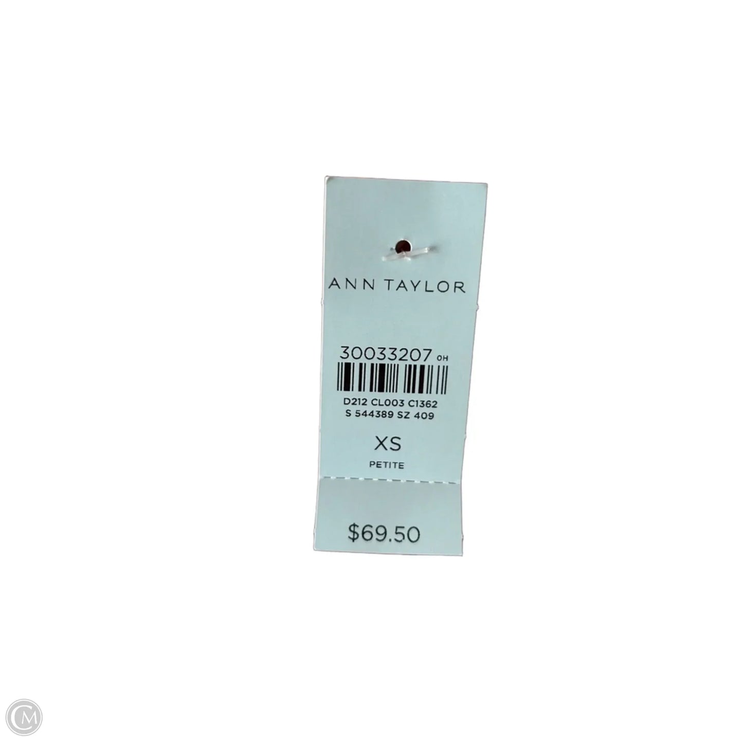 Top Short Sleeve By Ann Taylor In Purple & Yellow, Size: Xsp