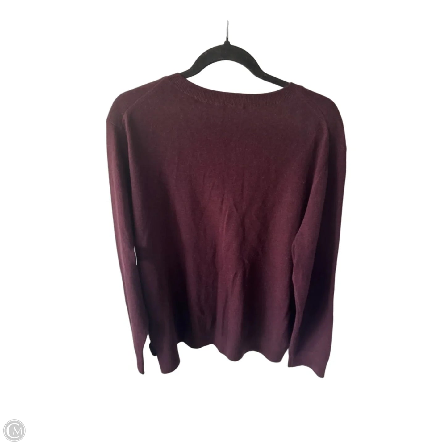 Sweater Cashmere By Vince In Maroon, Size: Xl