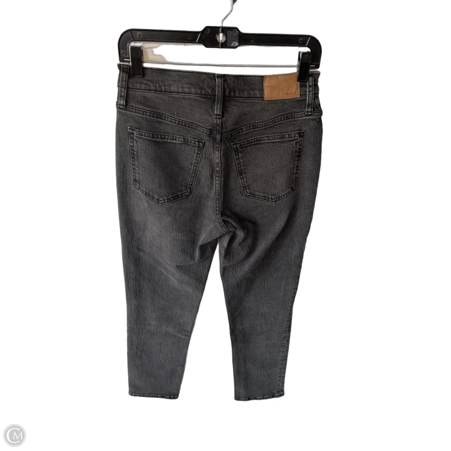 Jeans Straight By Madewell In Black Denim, Size: 2