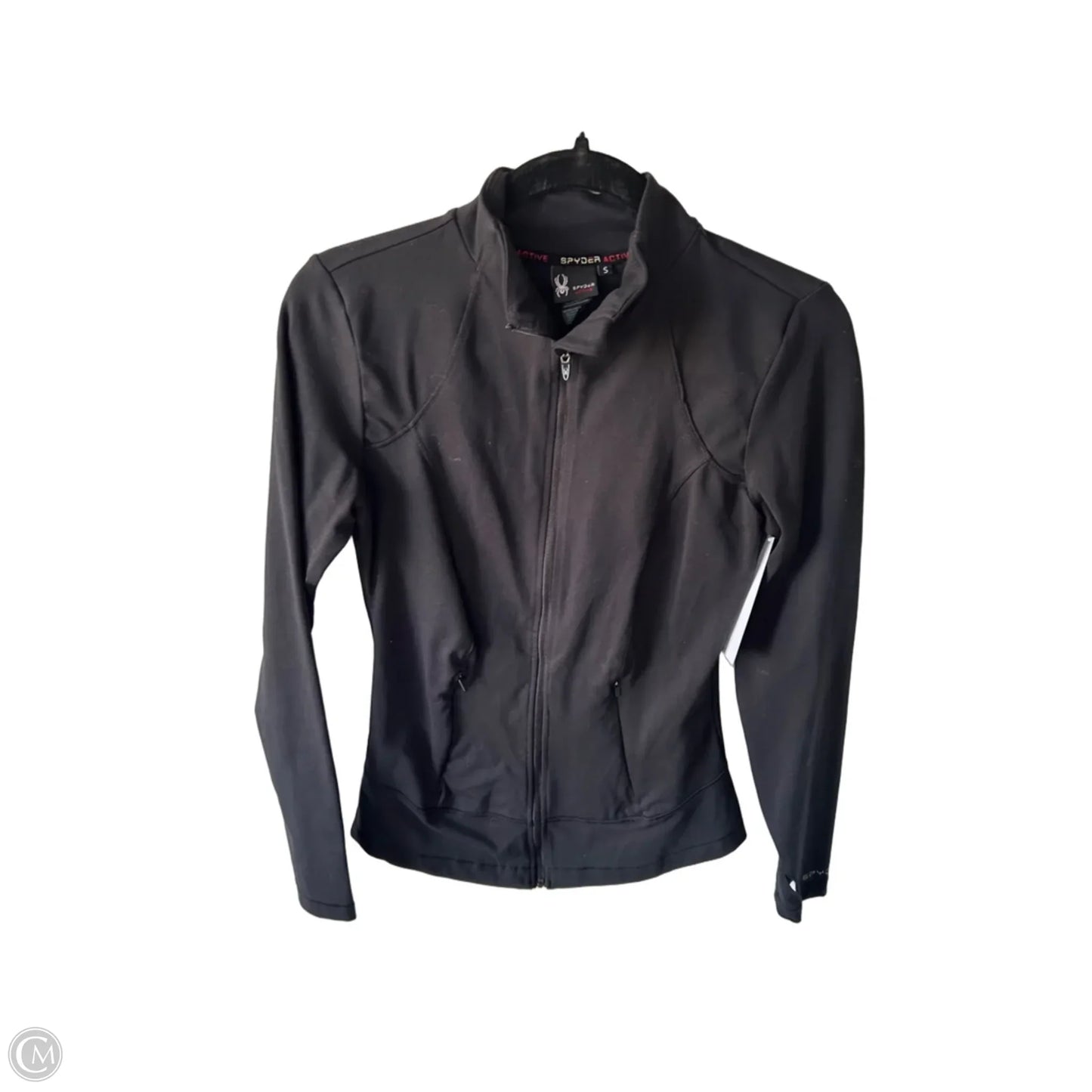 Athletic Jacket By Spyder In Black, Size: S