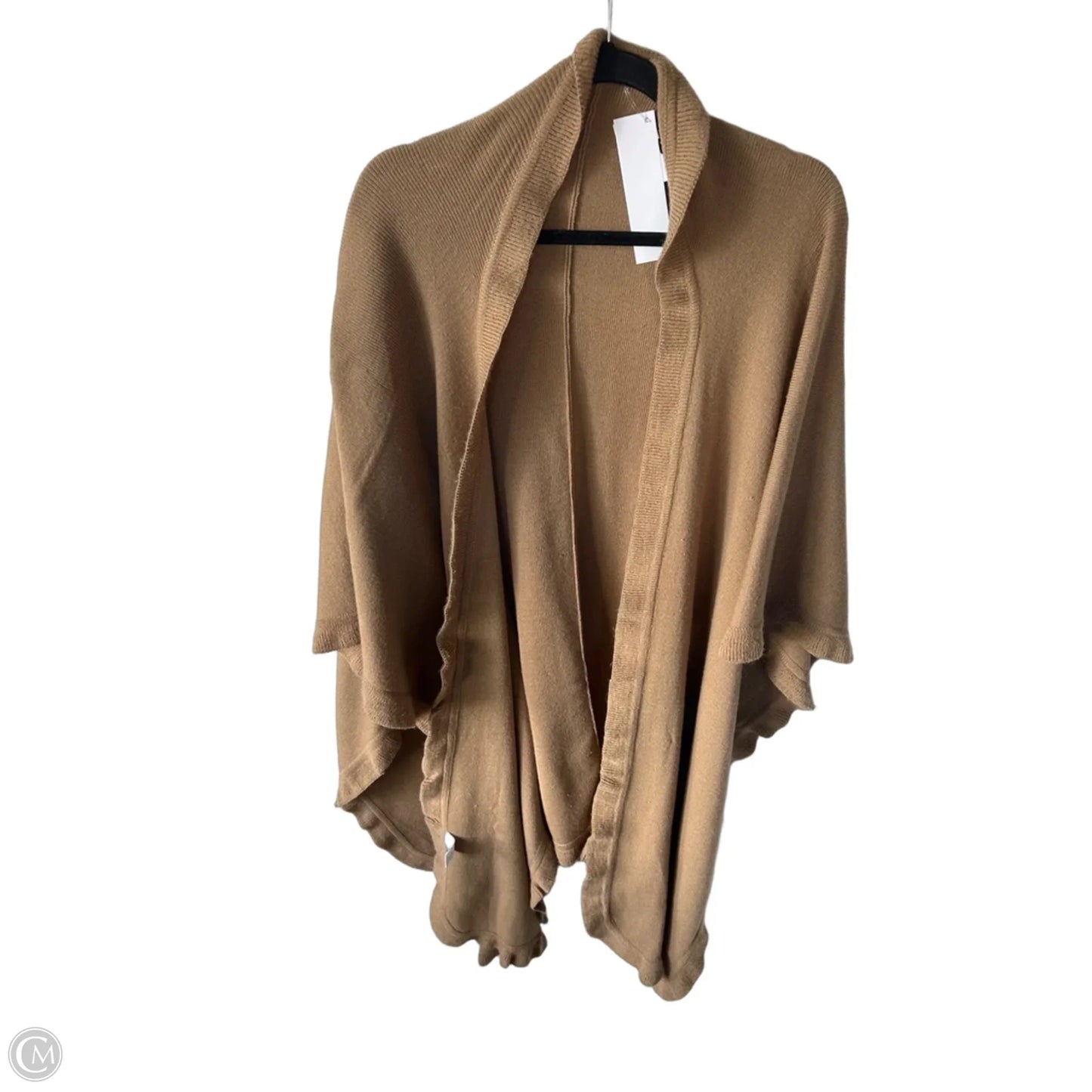 Shawl By Clothes Mentor In Tan, Size: Osfm