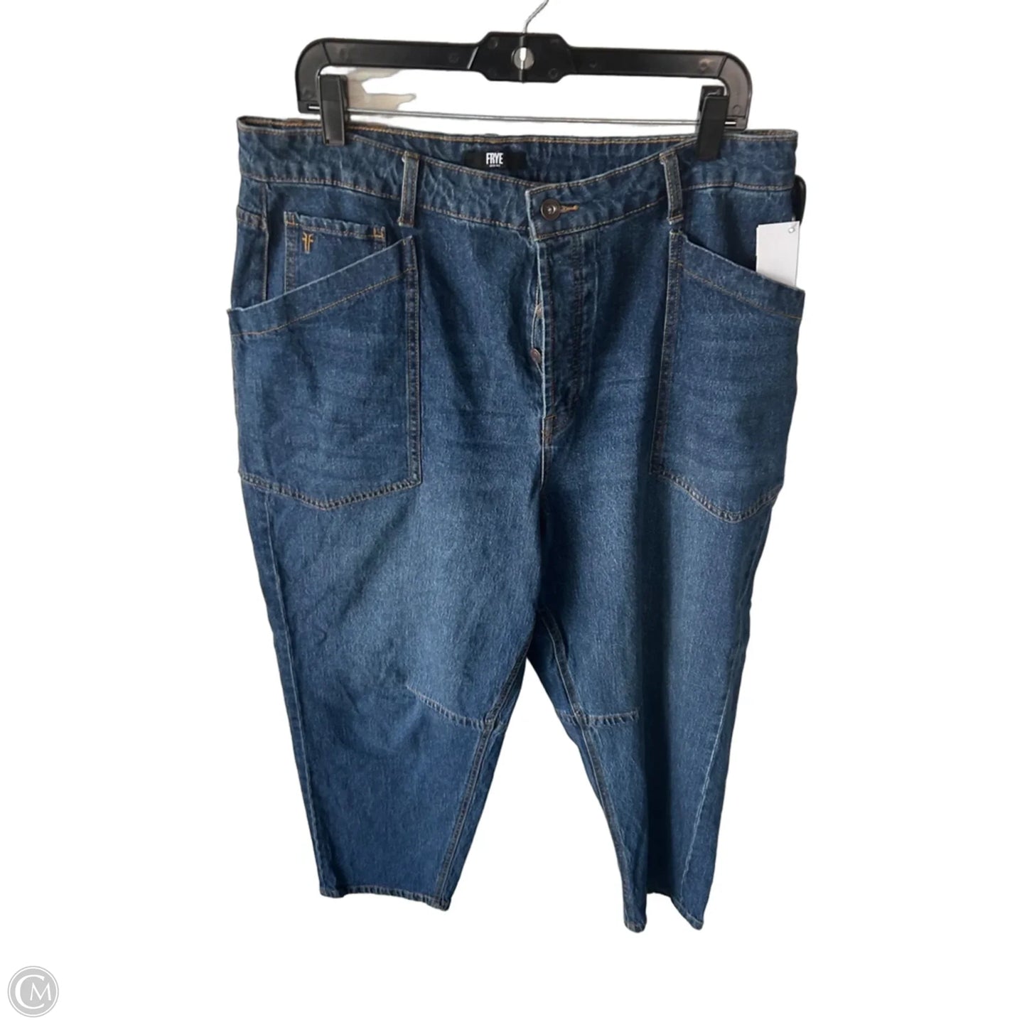 Jeans Designer By Frye In Blue Denim, Size: 12