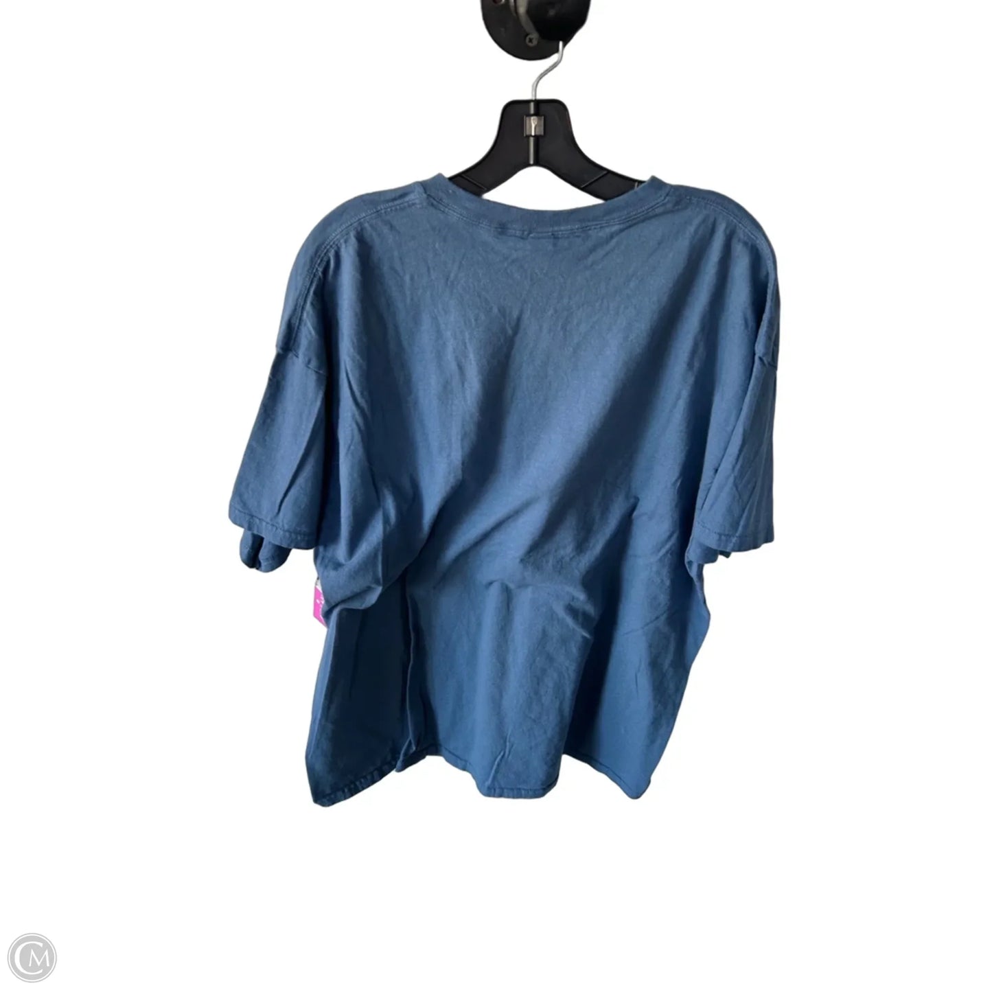 Top Short Sleeve By Gildan In Blue & Orange, Size: 2x