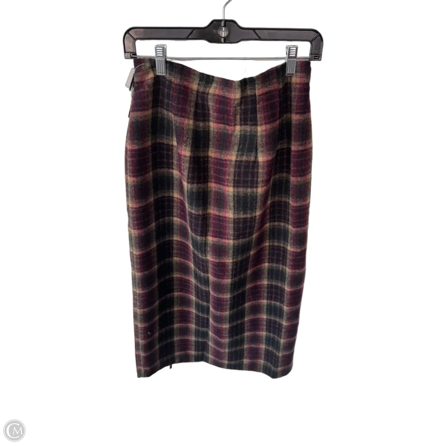 Skirt Midi By Woolrich In Green & Purple, Size: 8