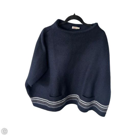 Poncho By Faherty In Blue & Grey, Size: L