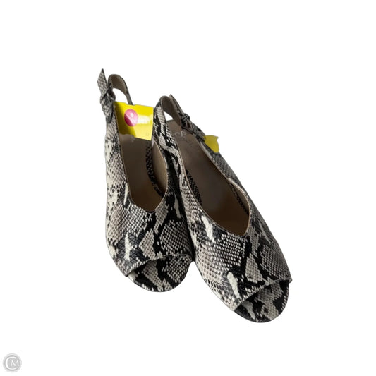 Sandals Heels Block By Seychelles In Snakeskin Print, Size: 8