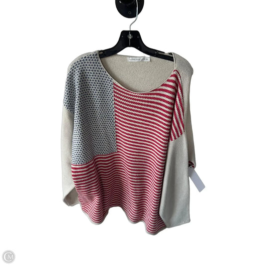 Sweater By Altard State In Blue & Red & White, Size: Xl