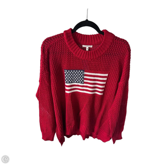 Sweater By Maurices In Red, Size: Xl