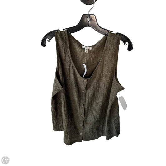 Top Sleeveless By Maurices In Green, Size: 1x