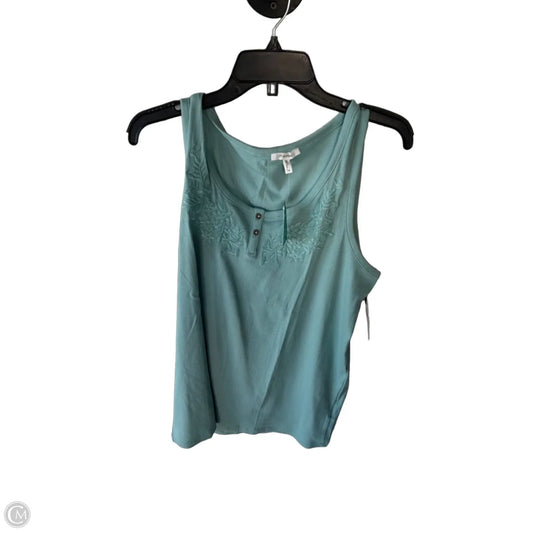 Top Sleeveless By Maurices In Blue, Size: 1x