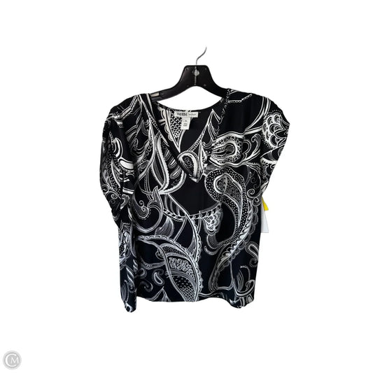 Top Sleeveless By White House Black Market In Black & White, Size: Xl